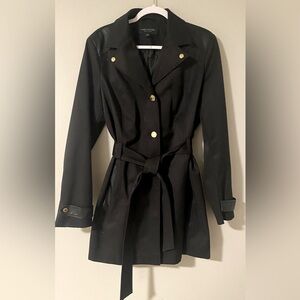 Marc New York Andrew Marc
Ladies XLarge Black Gold Button
Satin Smooth Coat